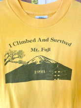 Load image into Gallery viewer, I climbed and survived Mt. Fugi t-shirt
